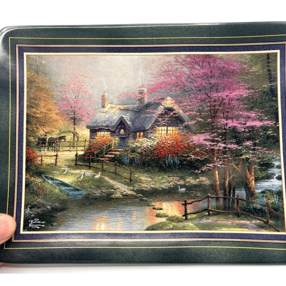 1998 BRADFORD THOMAS KINKADE HOMETOWN MEMORIES STEPPING STONE COTTAGE 4TH SERIES